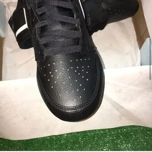 NEW JORDAN 1 LOW TD BLACK / WHITE WITH VAPOR JET 6.0 WR FOOTBALL GLOVES  & SOCKS Jordan | Shoes | New Jordan Low Td Black White With Vapor  main image 3